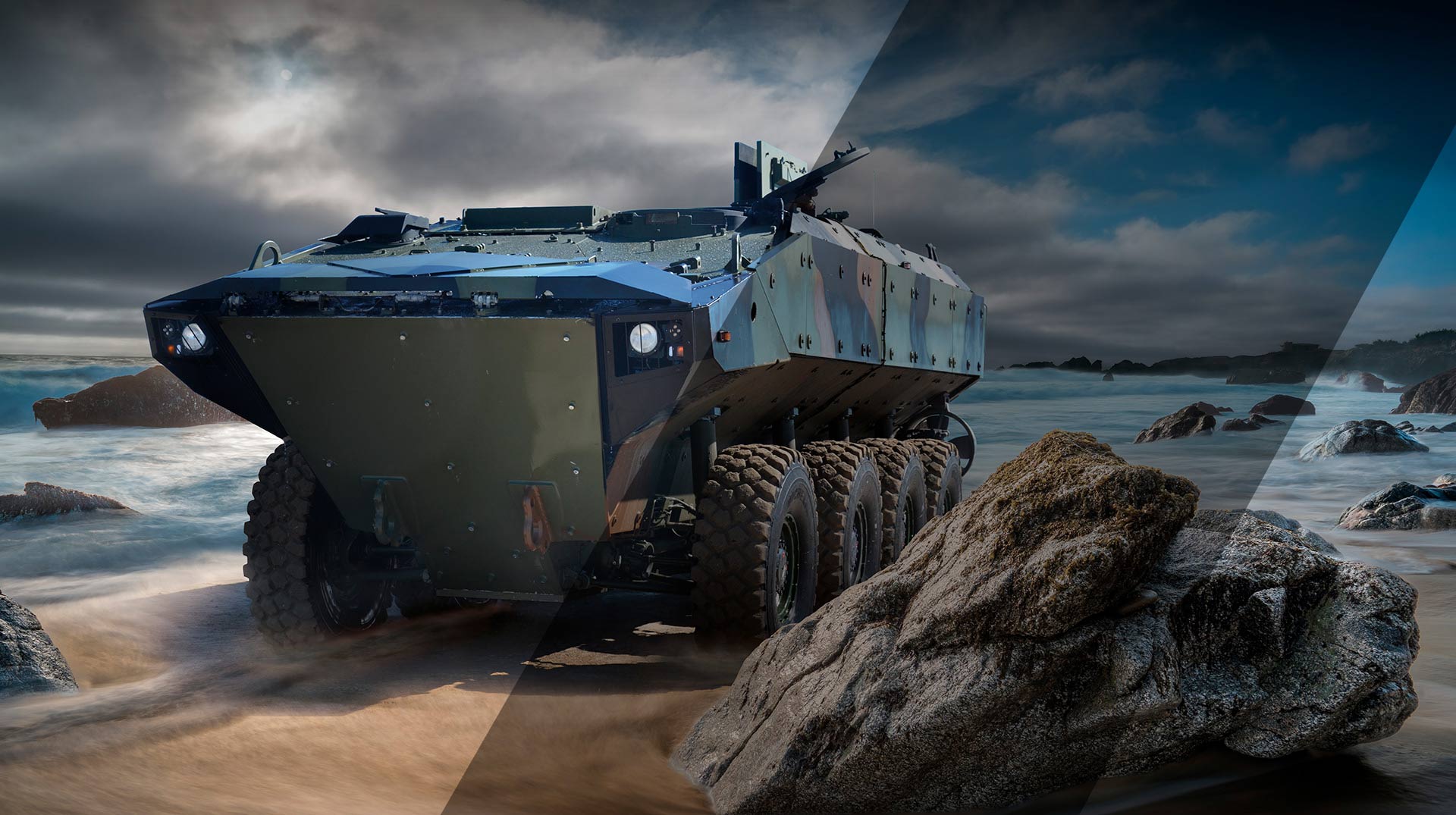 SUPERAV Amphibious Armoured Vehicle 8x8 IDV Iveco Defence Vehicles